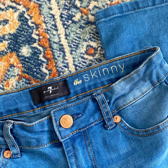 7 For all Mankind  Skinny Fit child Jeans - Picture 3 of 5